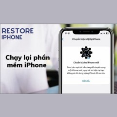 Cách chạy lại phần mềm iPhone không bị mất dữ liệu