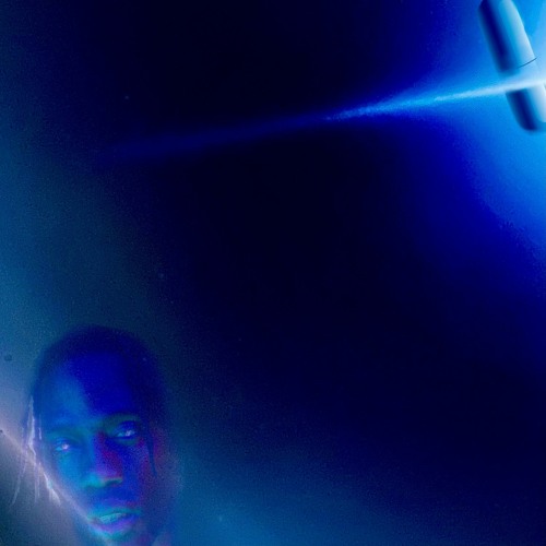 travis scott in blue