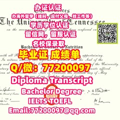 办理田纳西大学文凭证书|学位证Q微77200097办UTK毕业证成绩单办证认证,办田纳西大学定制学历认证 Bachelor/Master offer