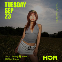 Shanda / HÖR x EDGE / SEPTEMBER 23