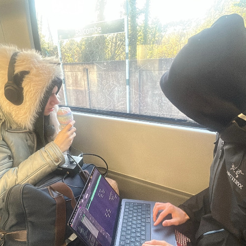 Train Freestyle w/ Crryout & Someone Who Won't Let Me Tag Them