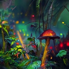 Cruising Through The Mushroom Forest