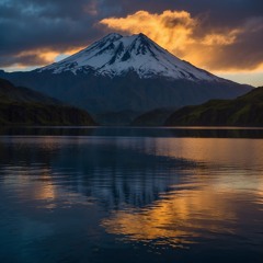 Dawn at the Crater Peak