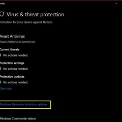 Should I Turn Off Windows Defender With Avast NEW!