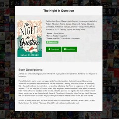 Read [PDF] Book The Night in Question by Susan Fletcher