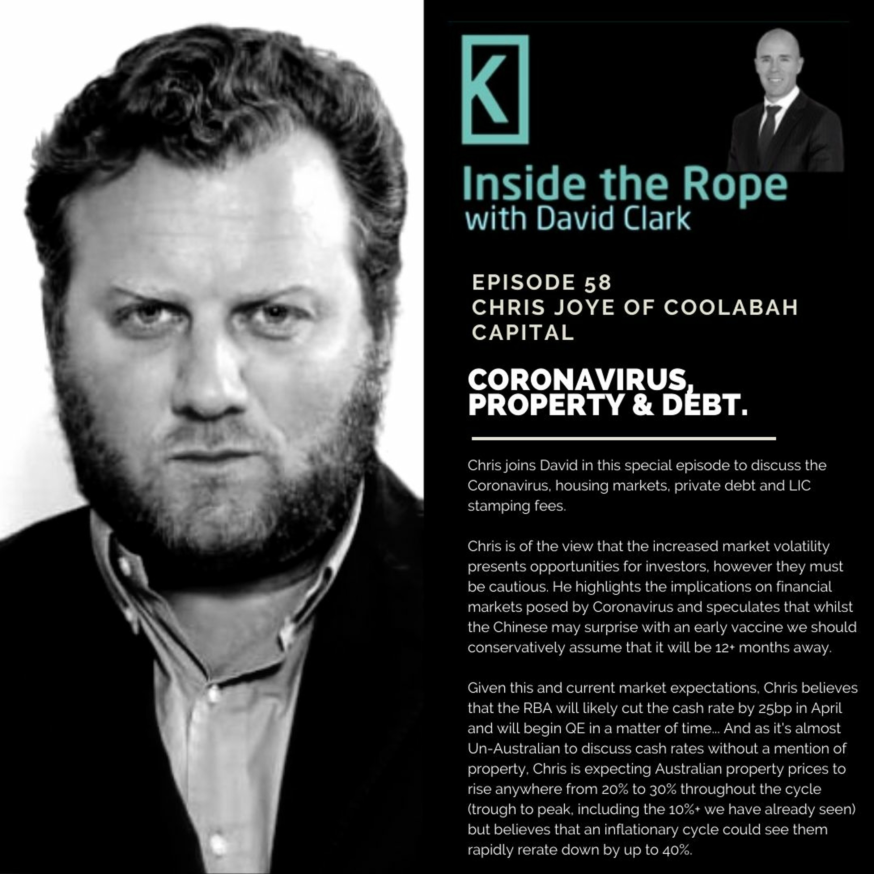 Ep 58: Chris Joye - Coronavirus, property & debt