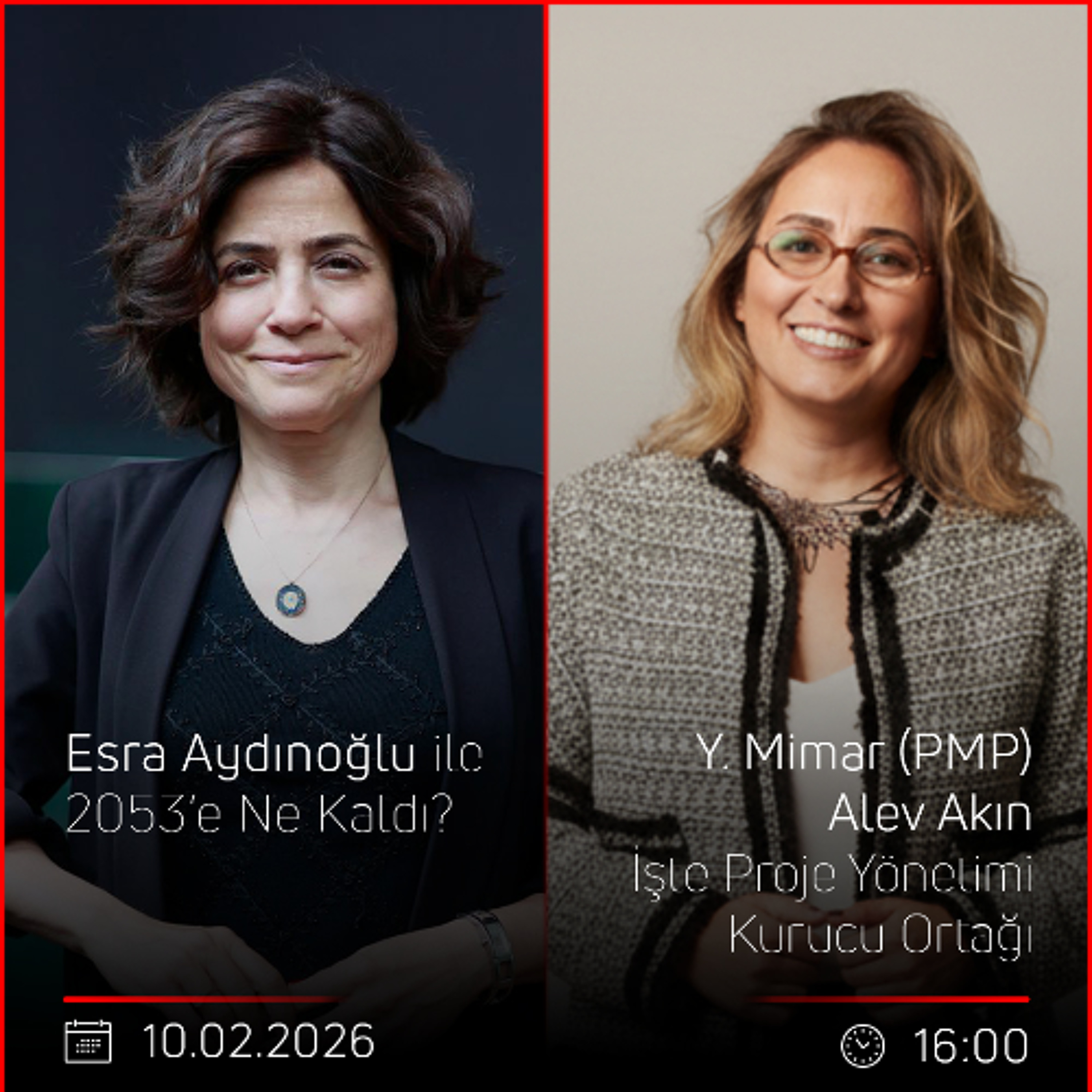 Y. Mimar (PMP) Alev Akın – Esra Aydınoğlu ile 2053’e Ne kaldı? episode artwork