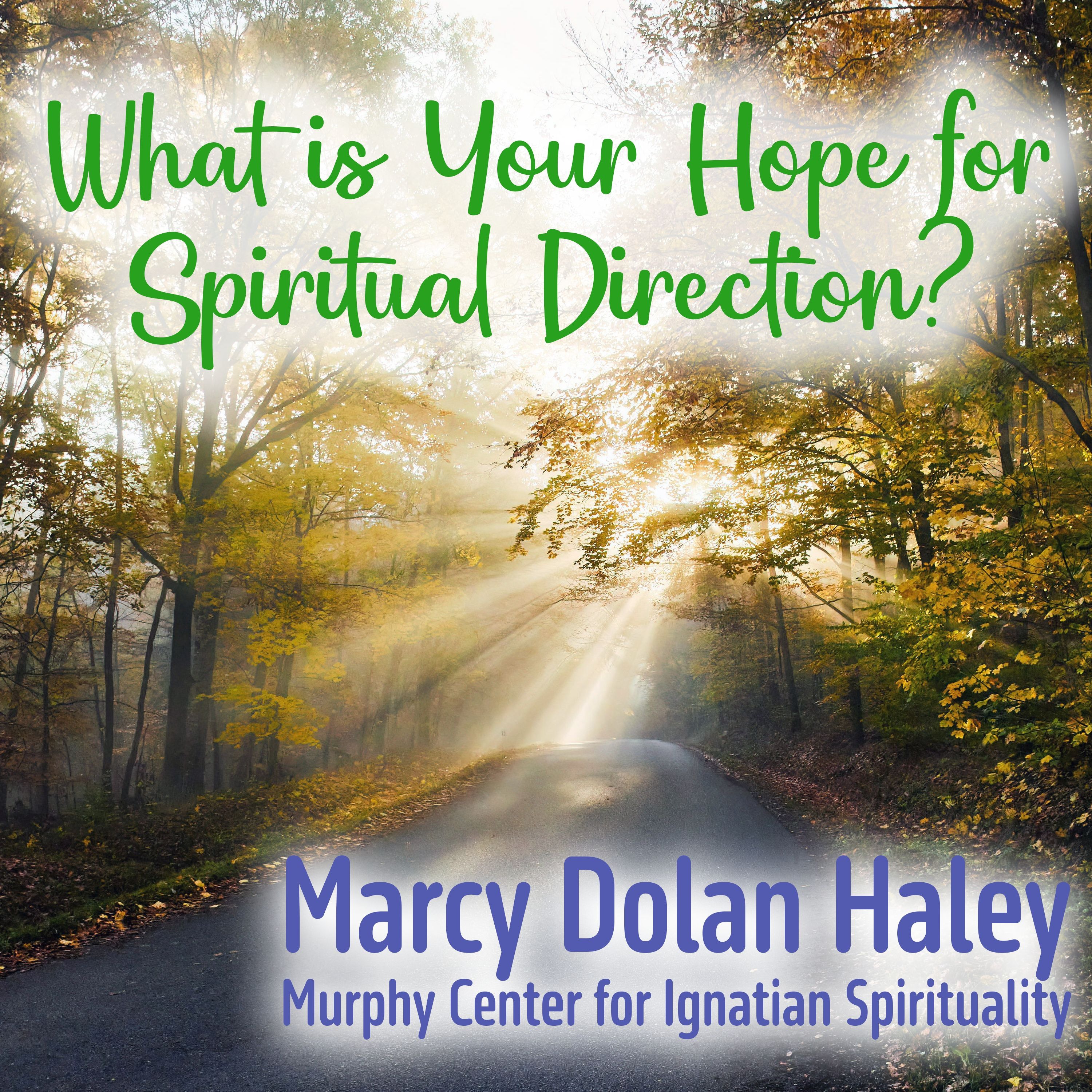What is Your Hope for Spiritual Direction? #1 (Marcy Dolan Haley)
