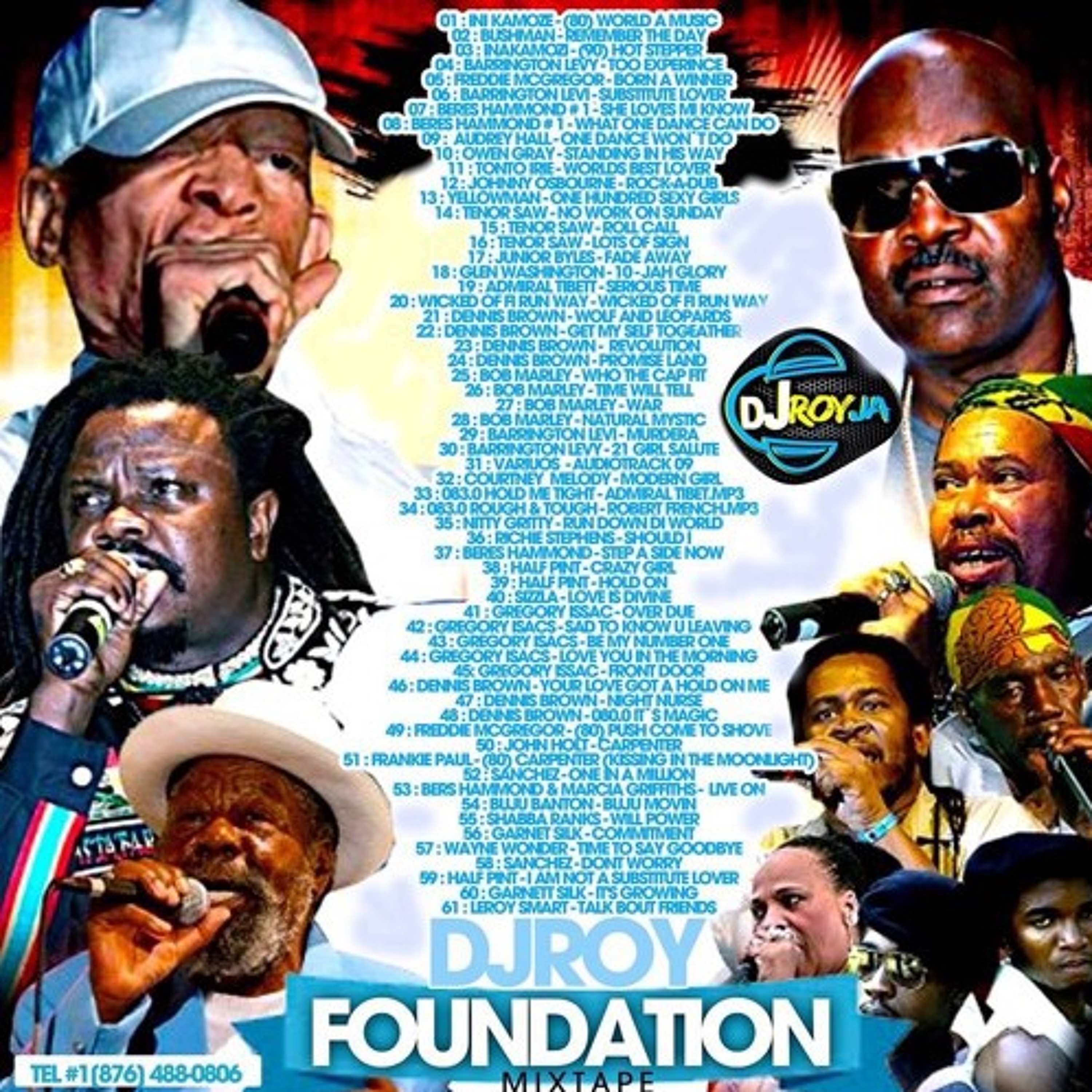 DJ ROY PRESENTS FOUNDATION OLD REGGAE MIX VOL.1 DENNIS BROWN, GREGORY ISSAC, HALF PINT
