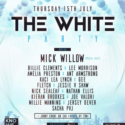 The White Party Mini Mix - The Knowsley Social // Fletch
