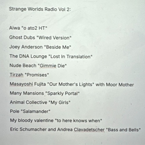 Strange Worlds Radio Vol 2. - Venice FM 99.1 - July 2024