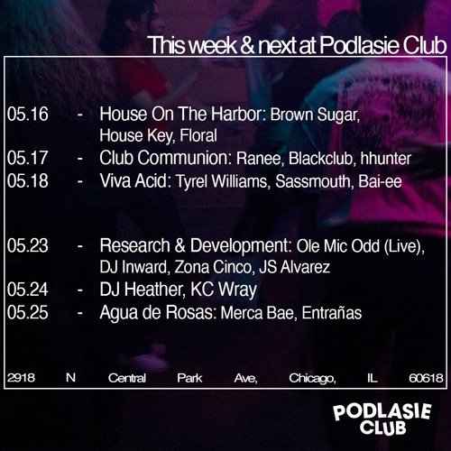 This week & next at Podlasie Club [05.16 - 05.25]