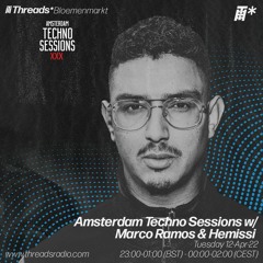 Amsterdam Techno Sessions - Bloemenmarkt w/ Marco Ramos & Hemissi - 12-Apr-22