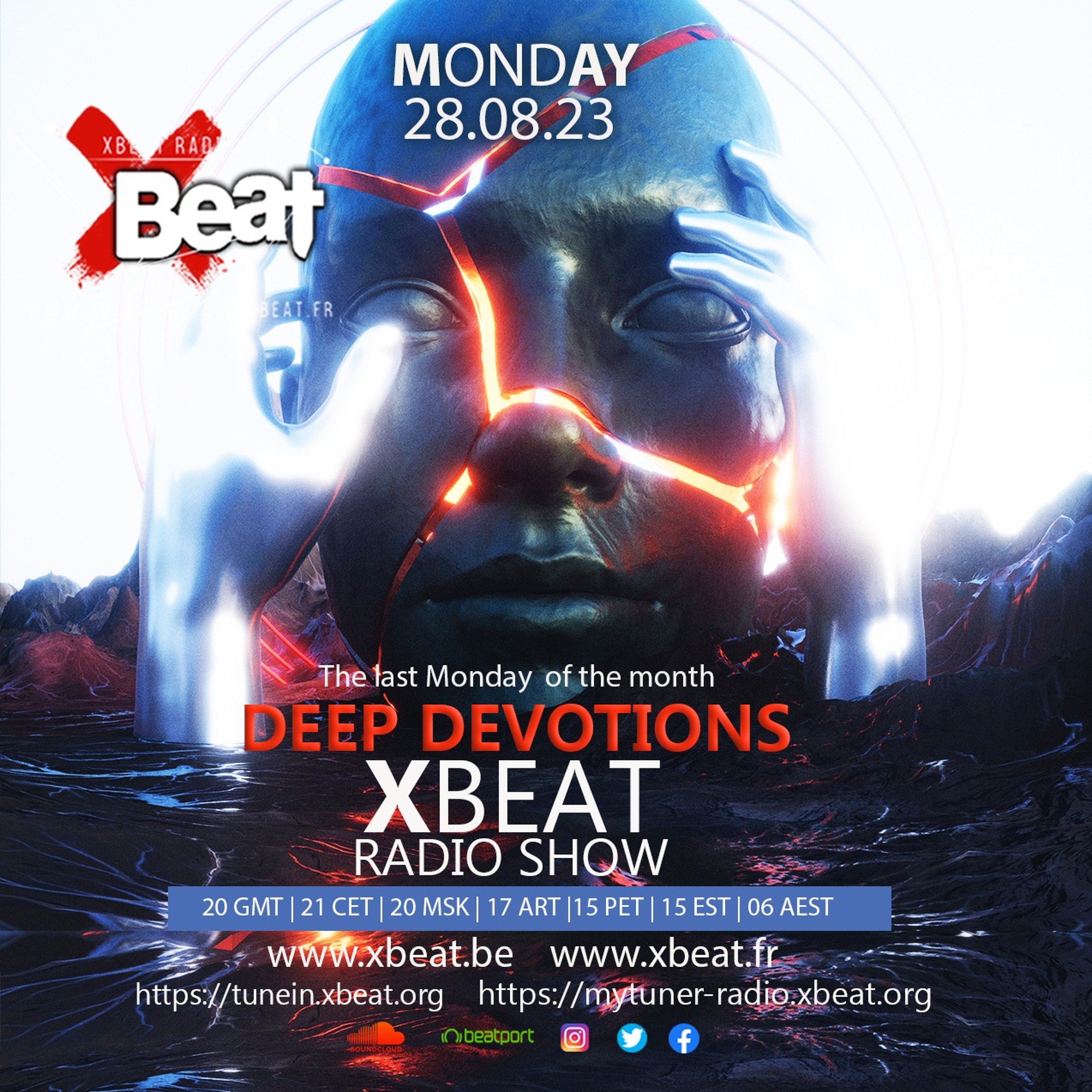 guest mix I xbeat radio august 2023 I by Deep Devotions episode artwork