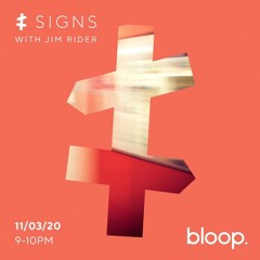 Signs w/ Jim Rider 11.03.20