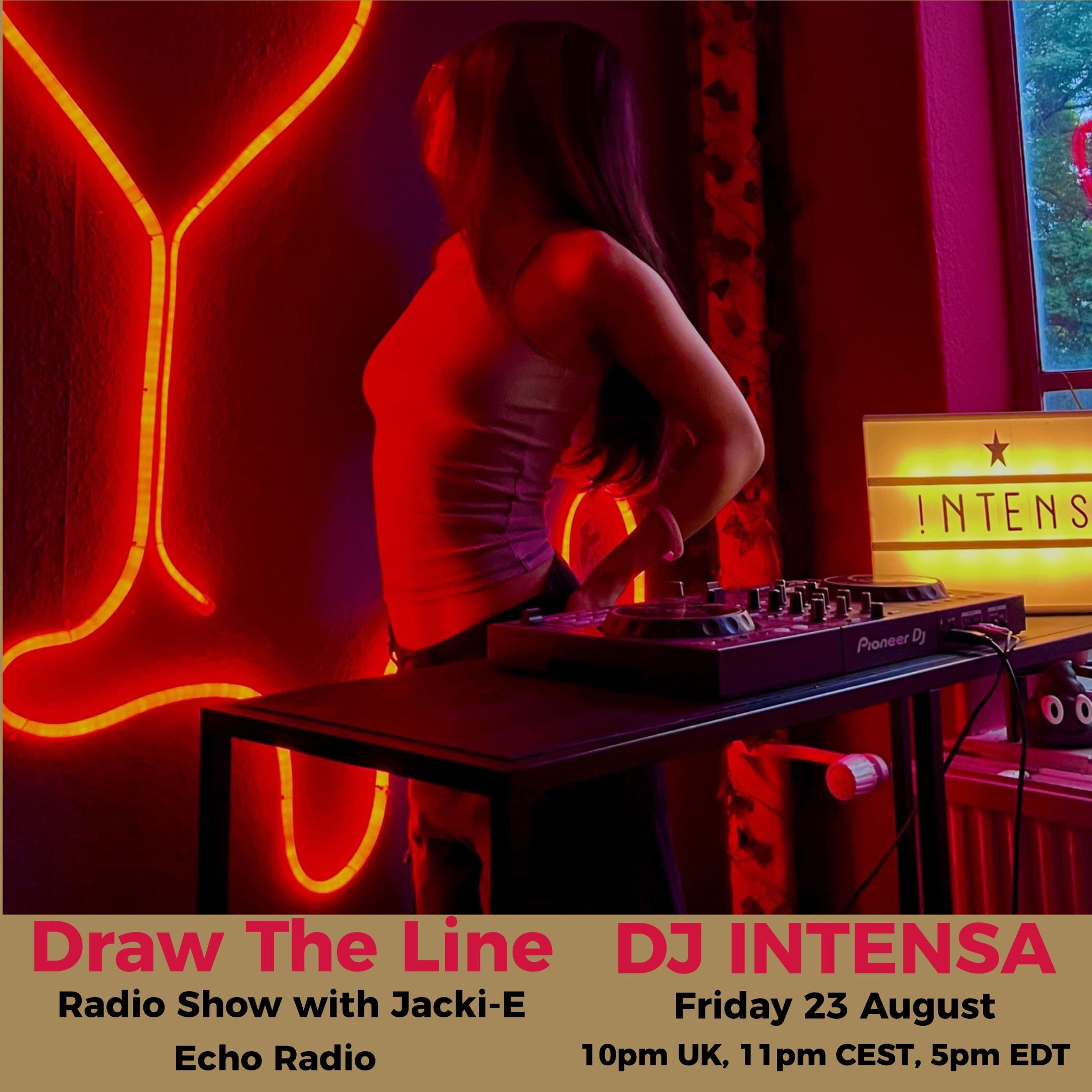 Jacki-E and Draw The Line Radio Show