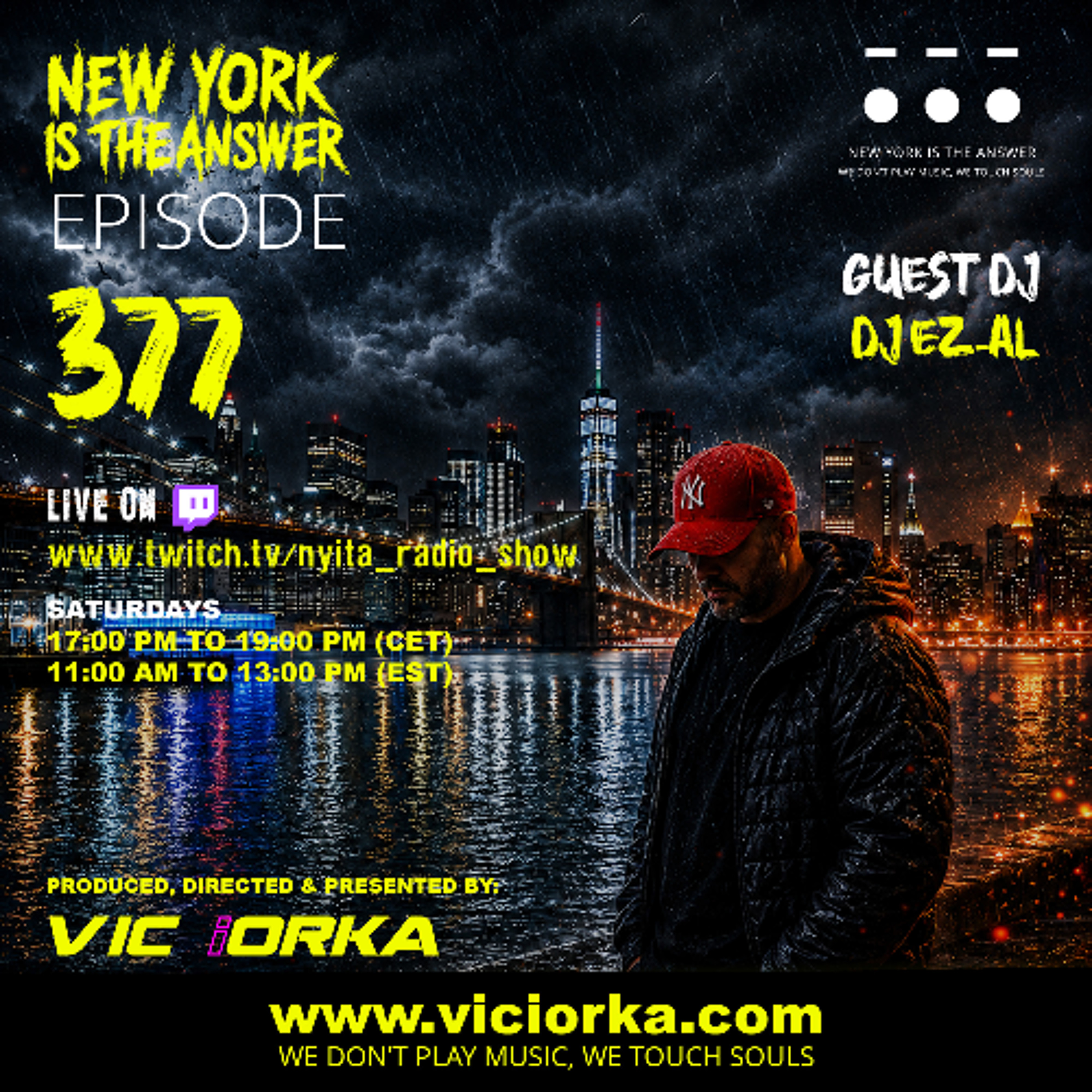 NYITA - S9 - EP 377 - Vic iOrka & DJ Ez Al episode artwork