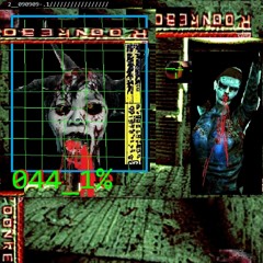 _dark liminal rooms_in a digital ps1 ghost