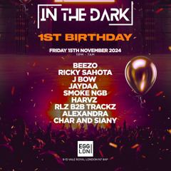 IN THE DARK 1ST BIRTHDAY | PROMO MIX | MIXED BY. DJ KASPAH