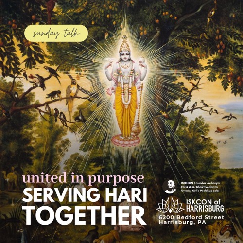Anasuya Devi Dasi - Sunday Love Feast - United in Purpose Serving Hari Together - 1.5.2025