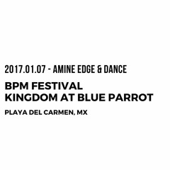 2017.01.07 - Amine Edge & DANCE @ BPM Festival - Kingdom At Blue Parrot, Playa Del Carmen, MX
