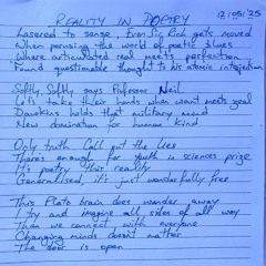 Reality in Poetry (Poem & Notes)