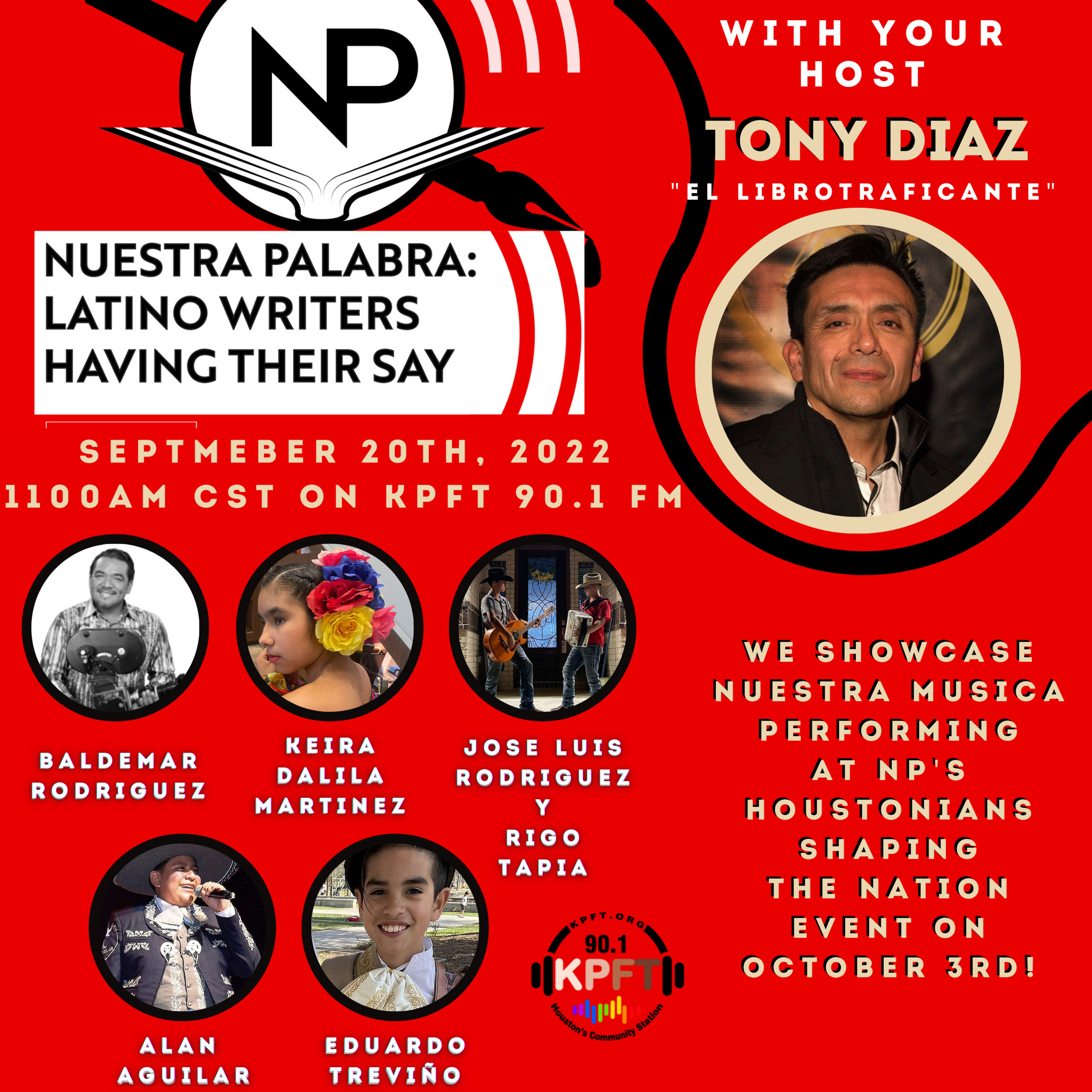 Nuestra Palabra: Latino Writers Have Their Say w/ Tony Diaz