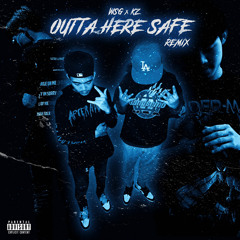 B1ACKDEATH - OUTTA HERE SAFE FT. JRP [ REMIX ]