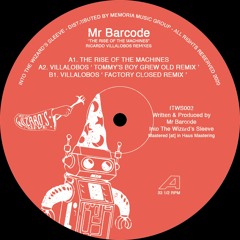 Mr Barcode - The Rise Of The Machines incl. Ricardo Villalobos Remix - ITWS002