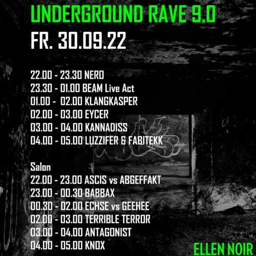 YOU DON'T EXIST : Live @ Ellen Noir Underground Rave 9.0 [SETCUT]
