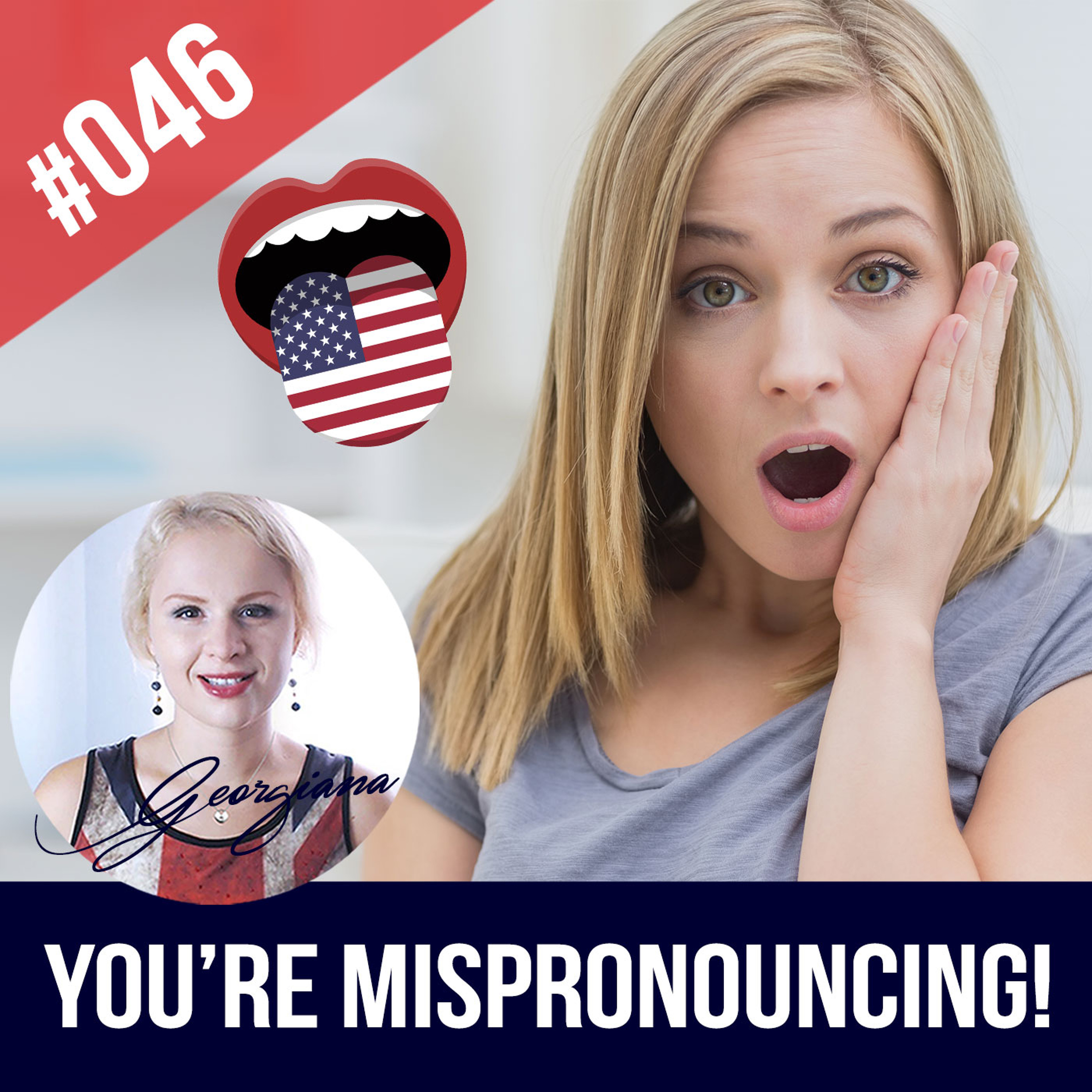 #046 English Pronunciation Practice - 9 Words you're Mispronouncing episode artwork