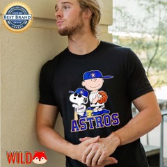 Houston Astros Snoopy and Charlie Brown player shirt