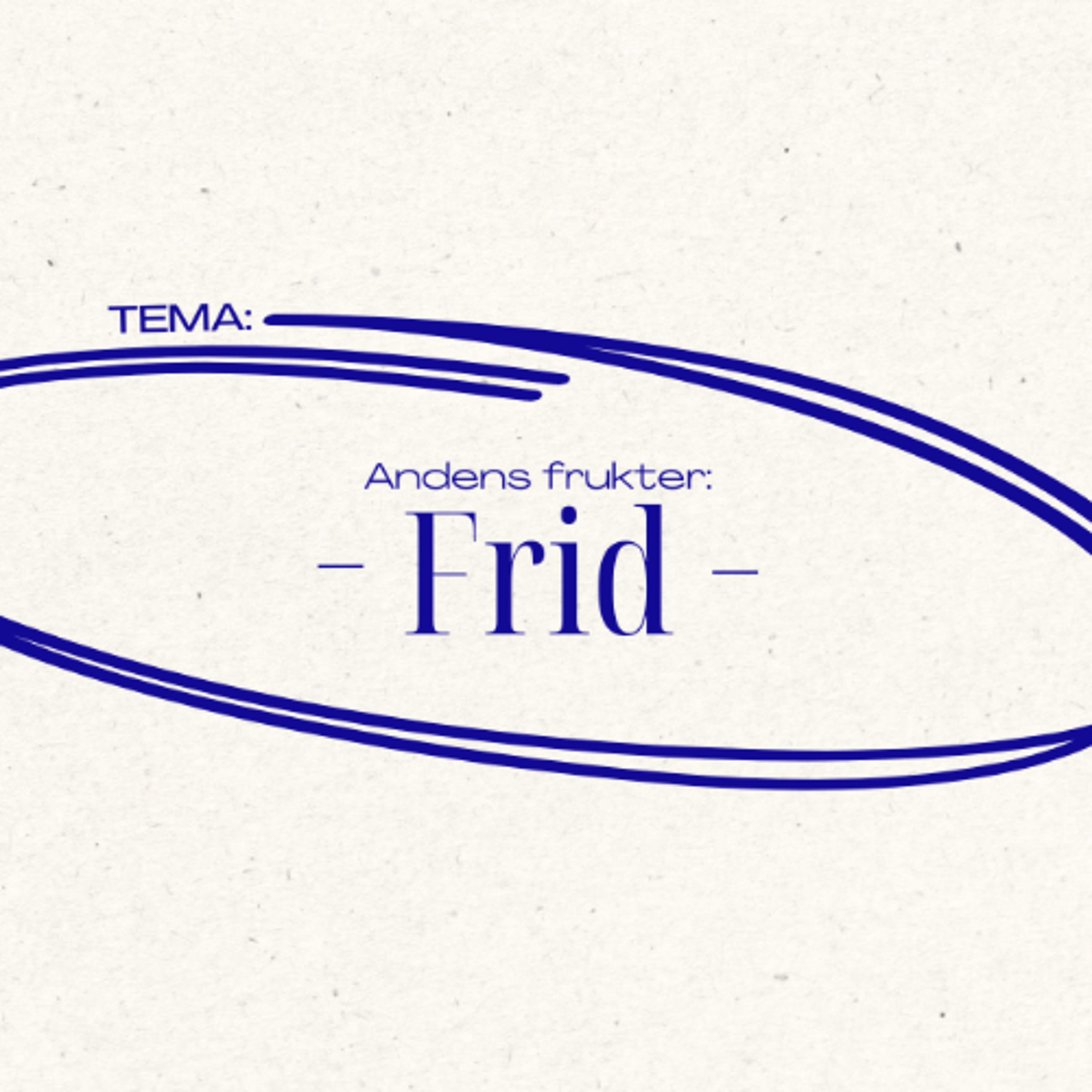 Gudstjänst: "Andens frukt - Frid" - 8/3