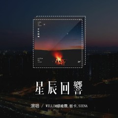 WILLIM缪维霖,饭卡,SIENA - Echo of Stars 星辰回响「摇摇晃晃 摘下了月亮，坠入 千万颗星辰的回响」(4k Video)【動態歌詞/pīn yīn gē cí】#WILLIM