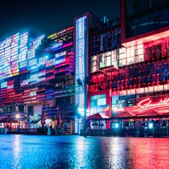 Neon city nights.