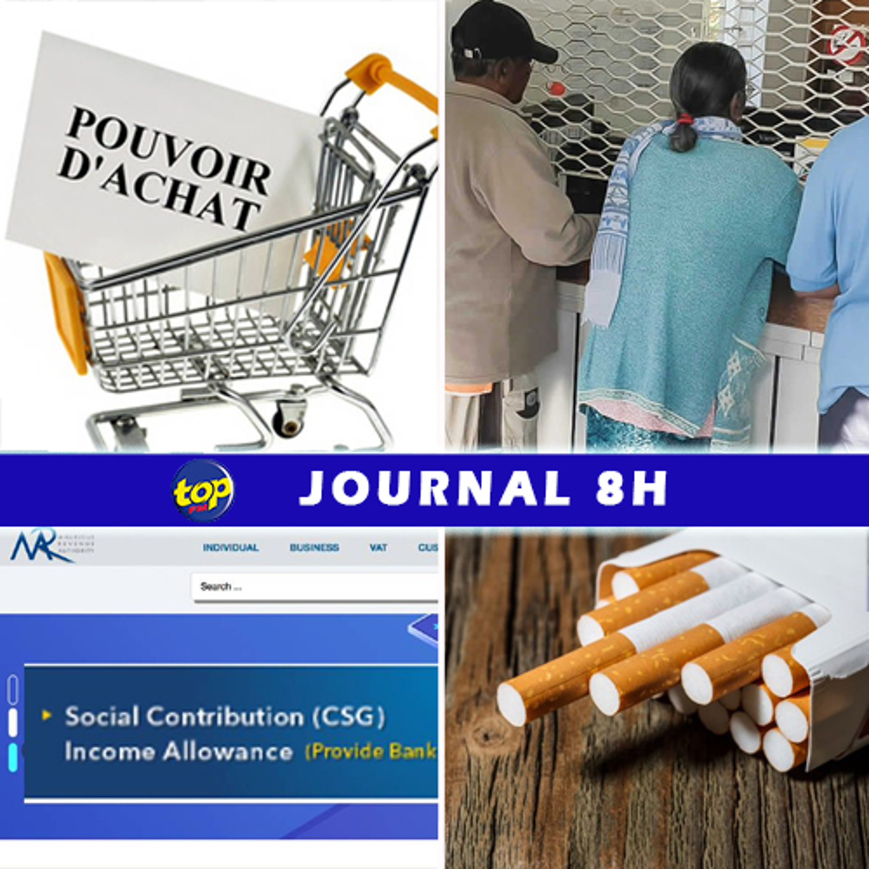 Le journal de 8H de ce vendredi 6 juin 2025