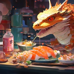 The I eat Sushi Dragon