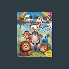 PDF [READ] 📕 Animali Simpatici Libro da colorare per bambini 4-8 anni: +52 Animali differenti dall