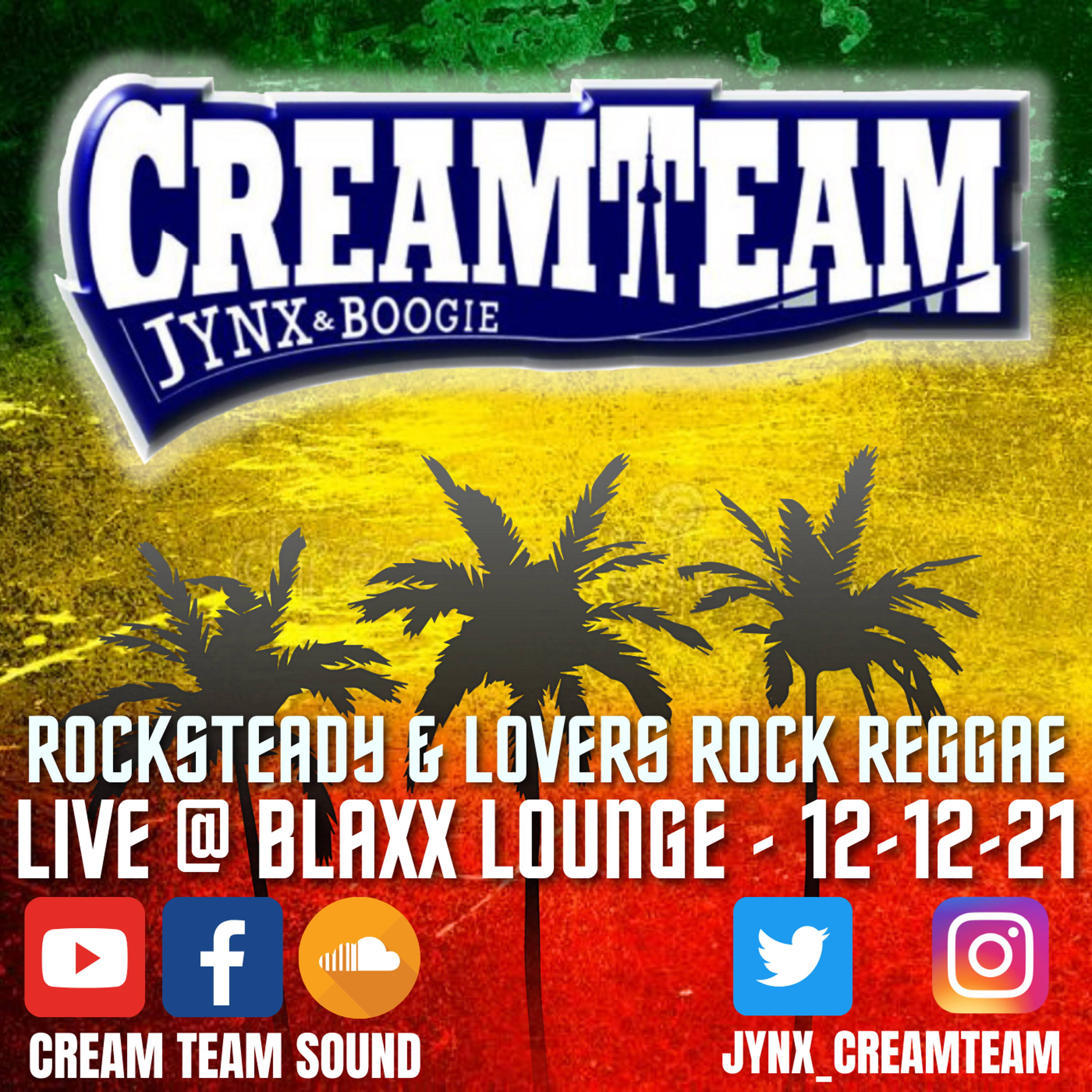 CREAM TEAM SOUND LIVE @ BLAXX LOUNGE -(Old school Sundays - No talking)