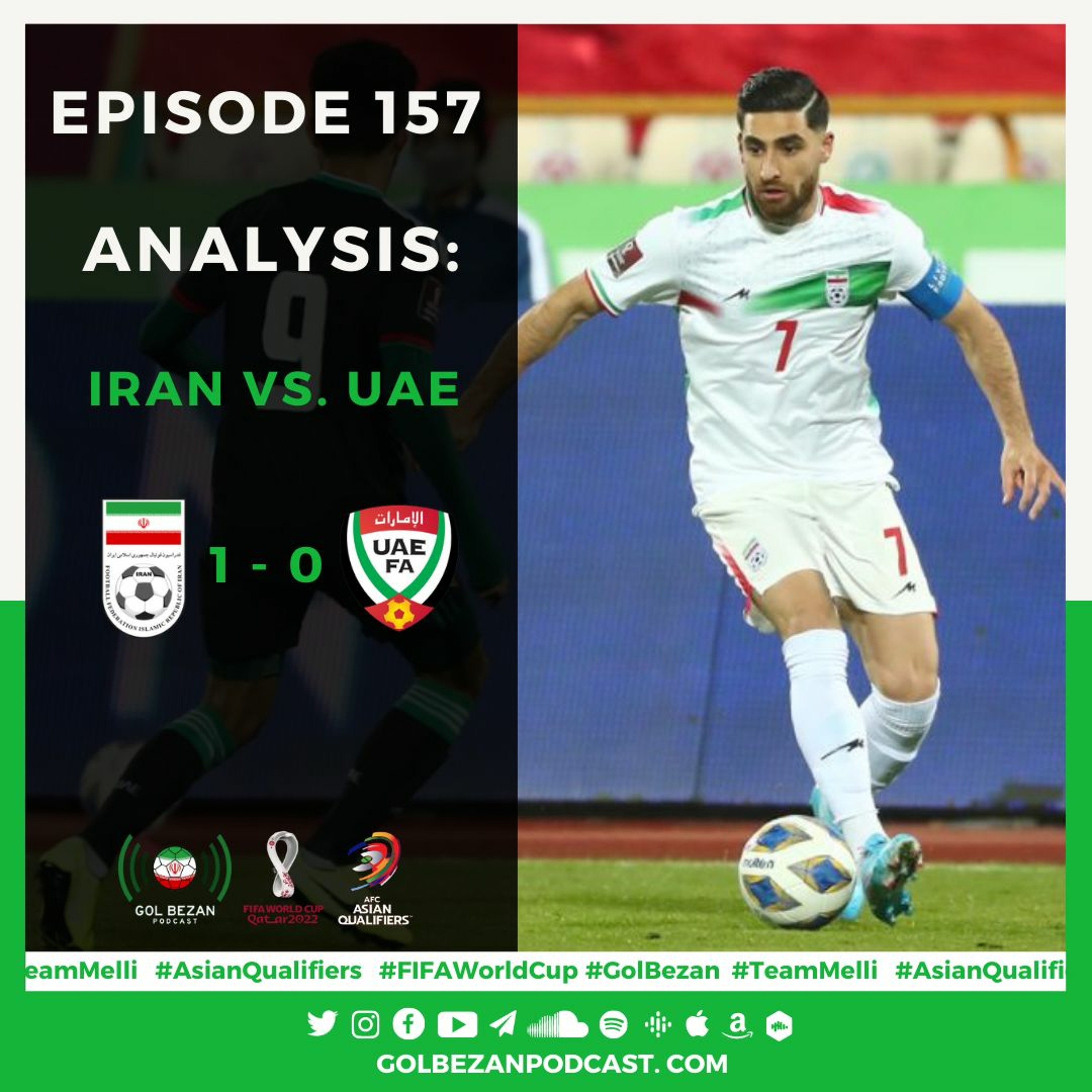 Analysis: Iran 1 - 0 UAE | آنالیز بازی ایران امارات