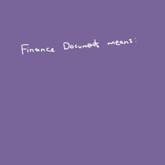 Finance Documents