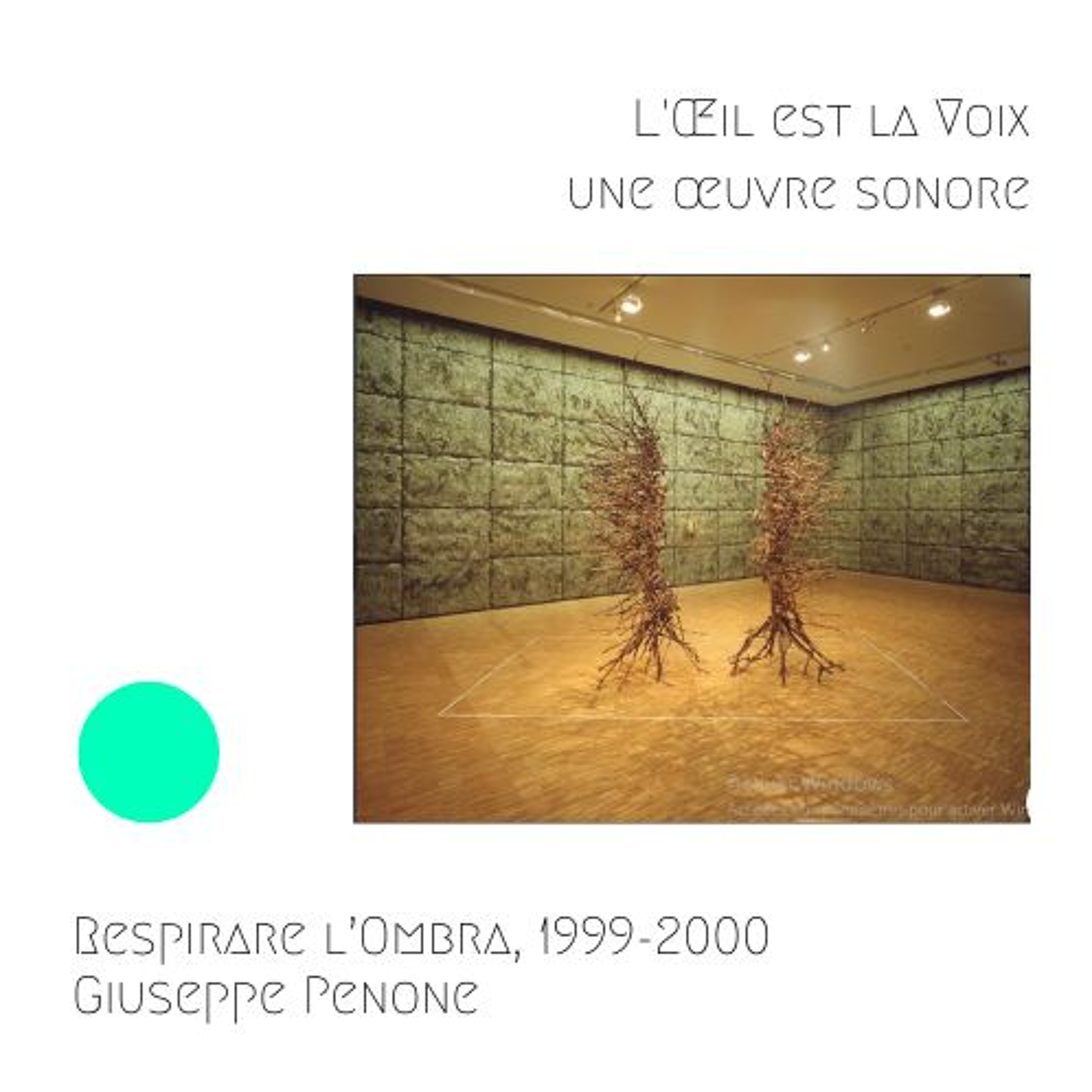 Respirare l’Ombra, 1999-2000, Giuseppe Penone