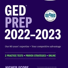 E-book download GED Test Prep 2022-2023: 2 Practice Tests + Proven Strategies