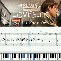 [ASAHI WEVERSE LIVE VER.] TREASURE (트레저) - 'LOVESICK (병/病/YAMAI)' Piano Cover 🎼❤️‍🩹