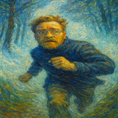 running in the fog of the forrest