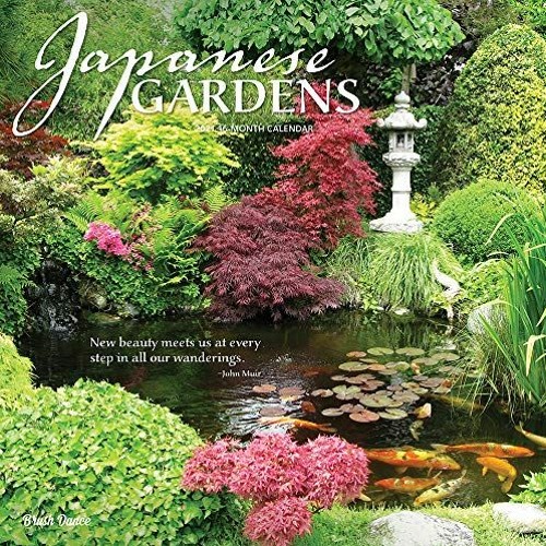 [Read] EPUB KINDLE PDF EBOOK Japanese Gardens 2021 12 x 12 Inch Monthly Square Wall Calendar by Brus