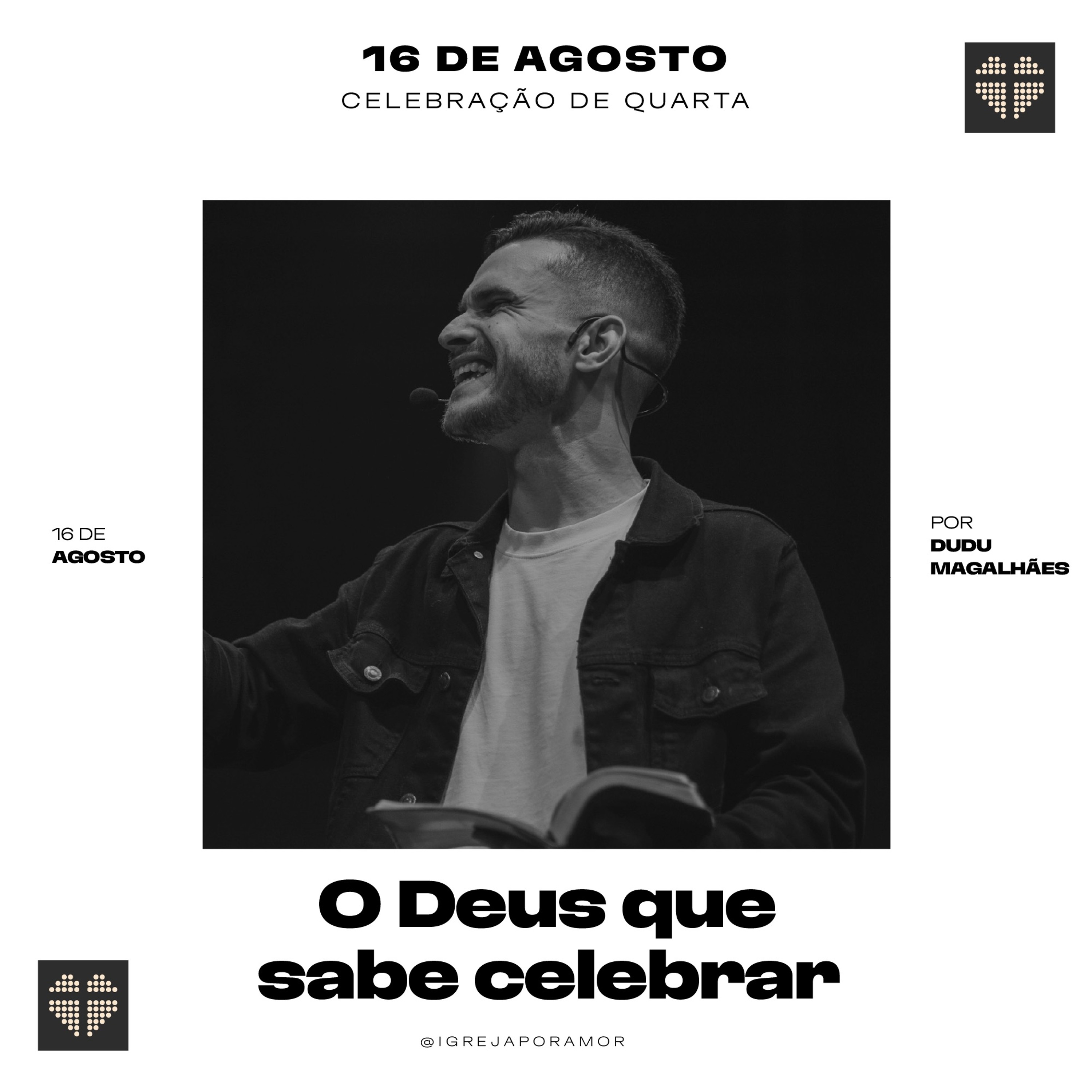 O Deus Que Sabe Celebrar | Igreja Por Amor | Dudu Magalhães | 16 de Agosto de 2023 episode artwork