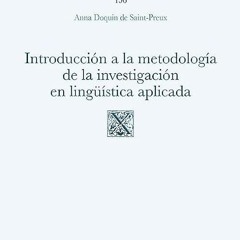❤pdf Introducci?n a la metodolog?a de la investigaci?n en ling??stica aplicada