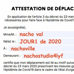 JOUR10 - Attestation De Déplacement Dérogatoire