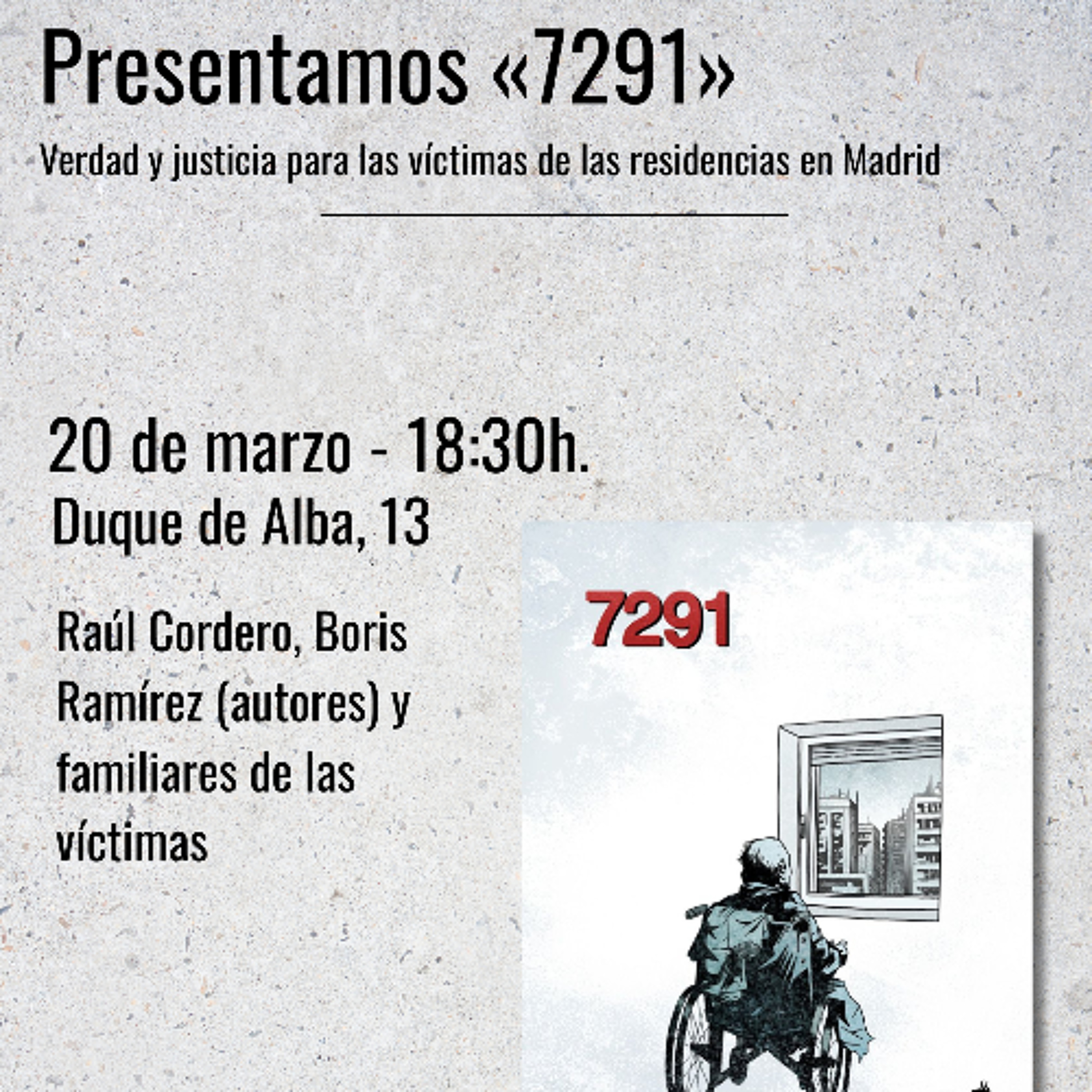 Presentación del cómic 7291.. Verdad y justicia para las víctimas en las residencias de Madrid episode artwork